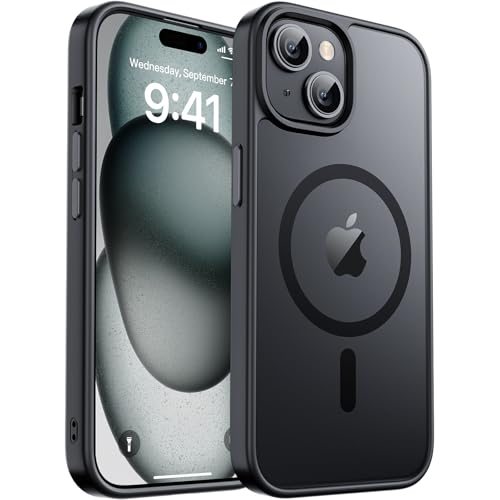 ZAPICA Magnetic Case for iPhone 15 Plus & iPhone 14 Plus in Black