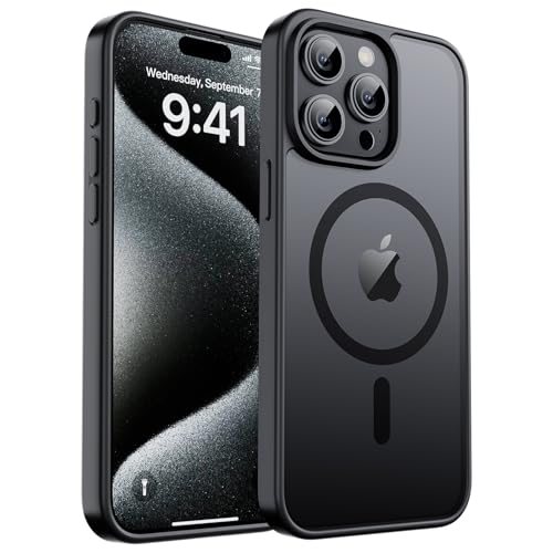 ZAPICA Magnetic Case for iPhone 15 Pro in Black